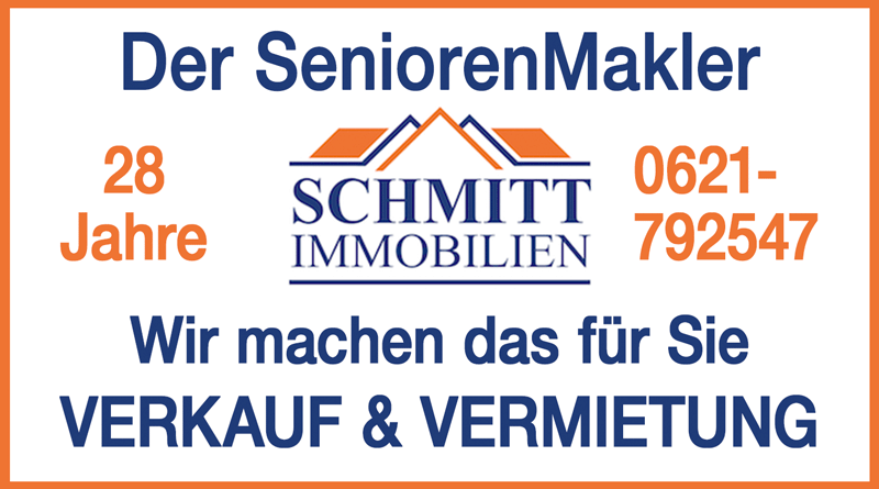 Schmitt Immobilien – „SeniorenMakler“ in Mannheim-Feudenheim